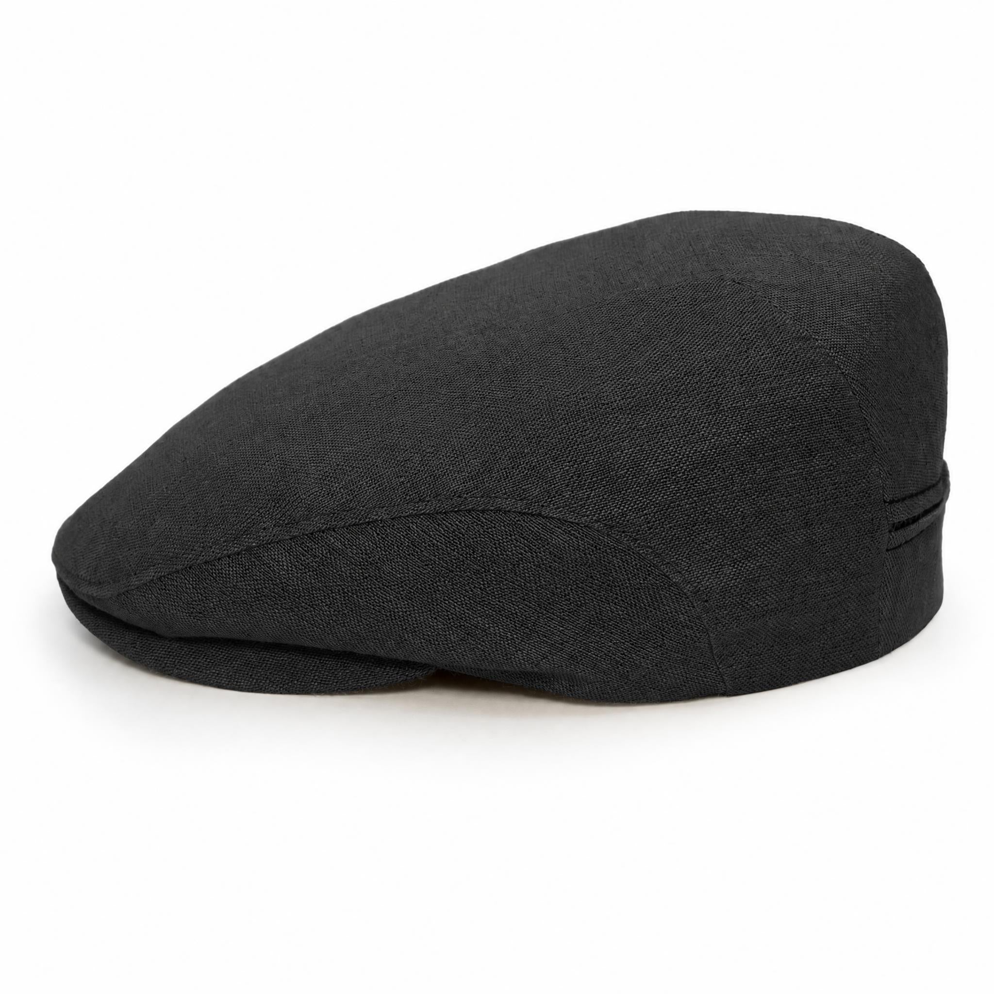 Carbon Black - Linen Cap