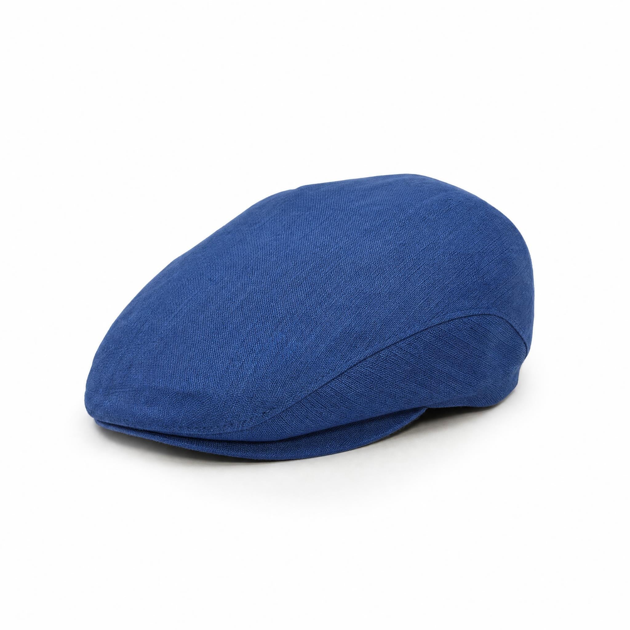 Cobalt Blue - Linen Cap
