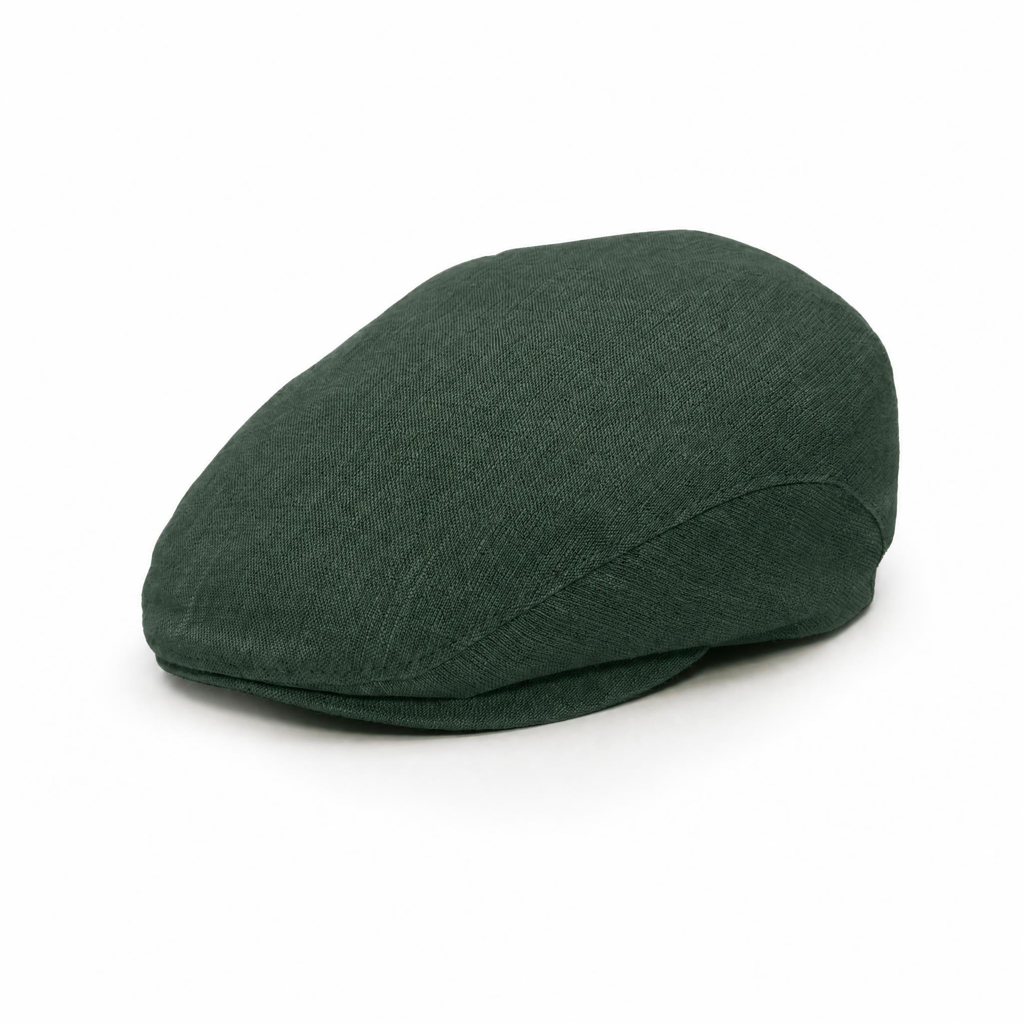 Forest Green - Linen Cap
