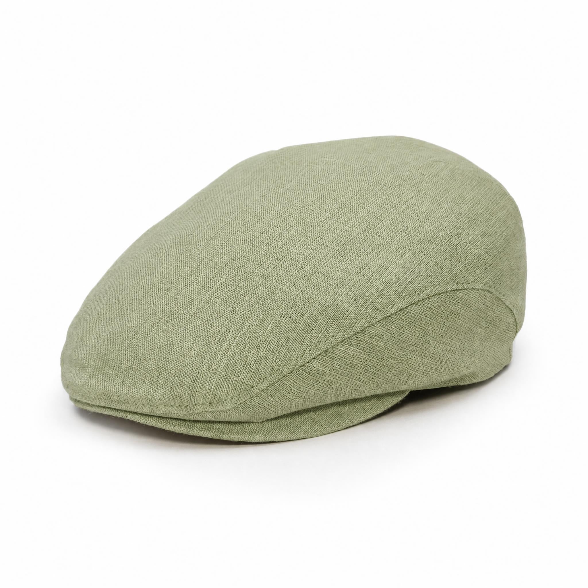 Pastel Olive - Linen Cap