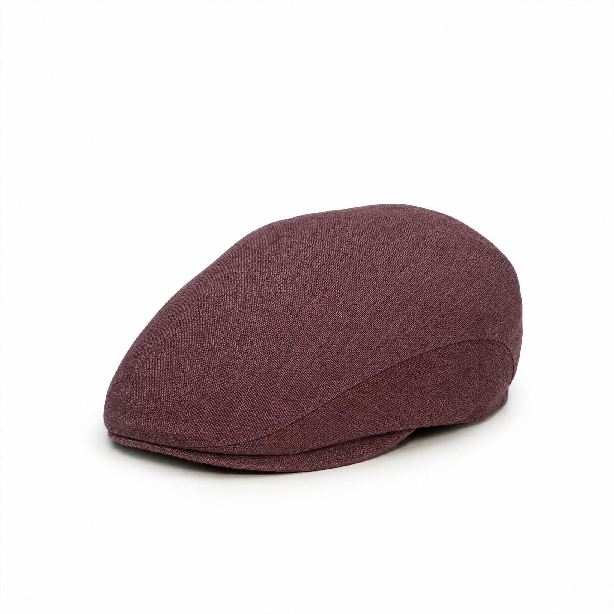 Royal Burgundy - Linen Cap