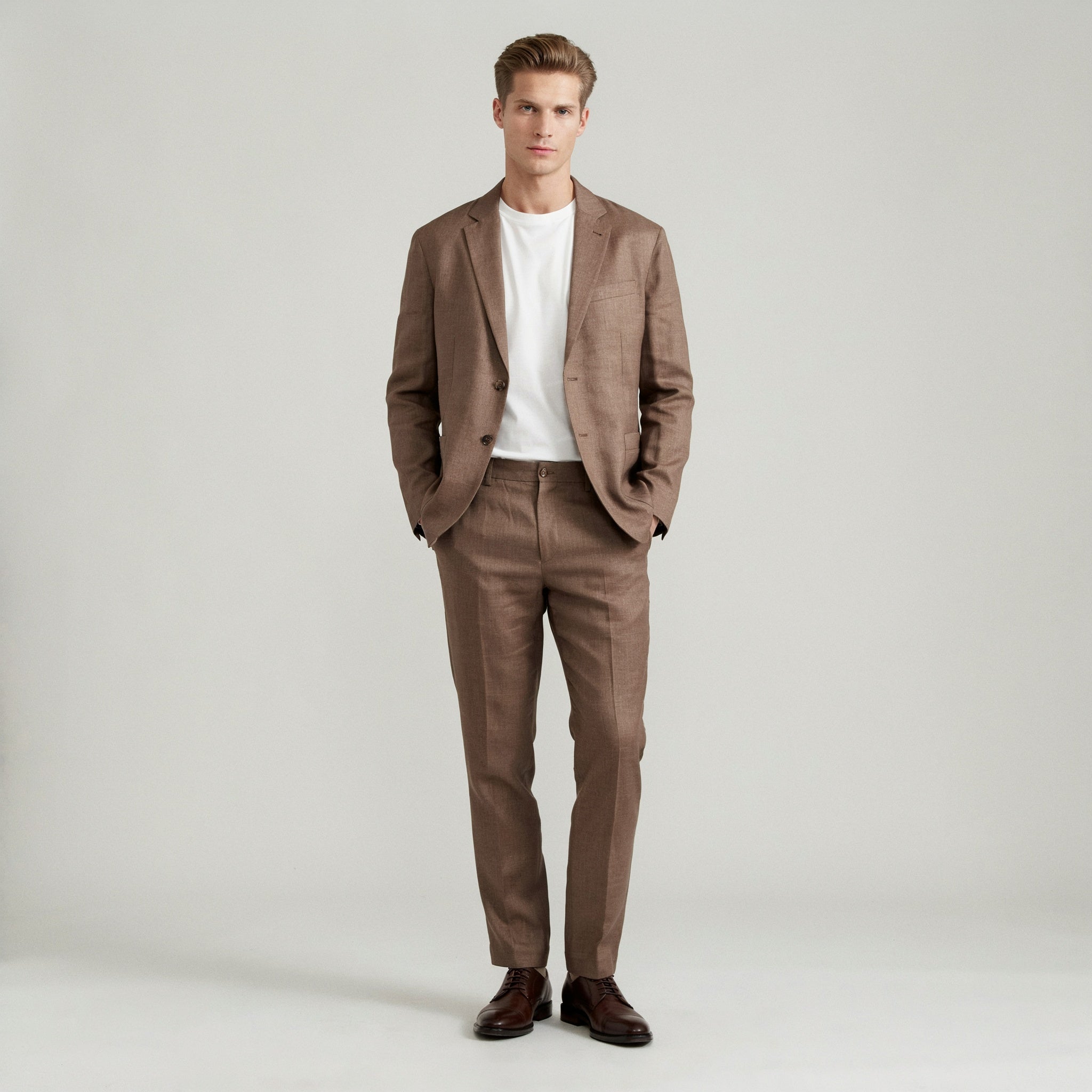 Mocha Brown - 2pc Suit
