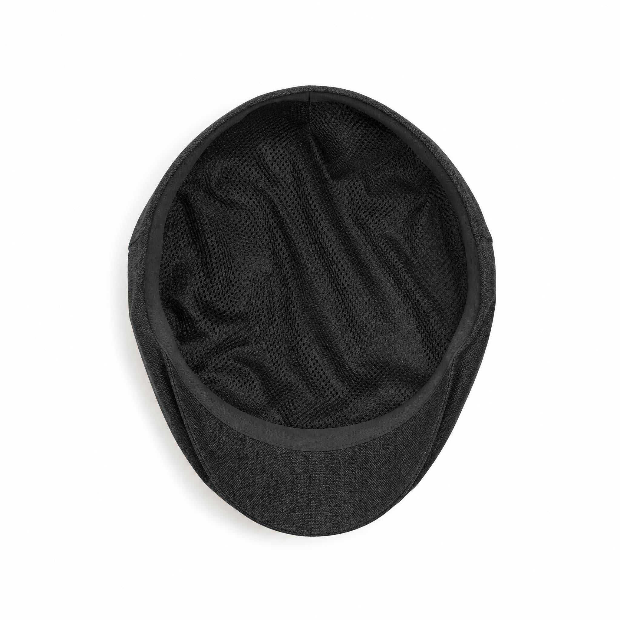 Carbon Black - Linen Cap