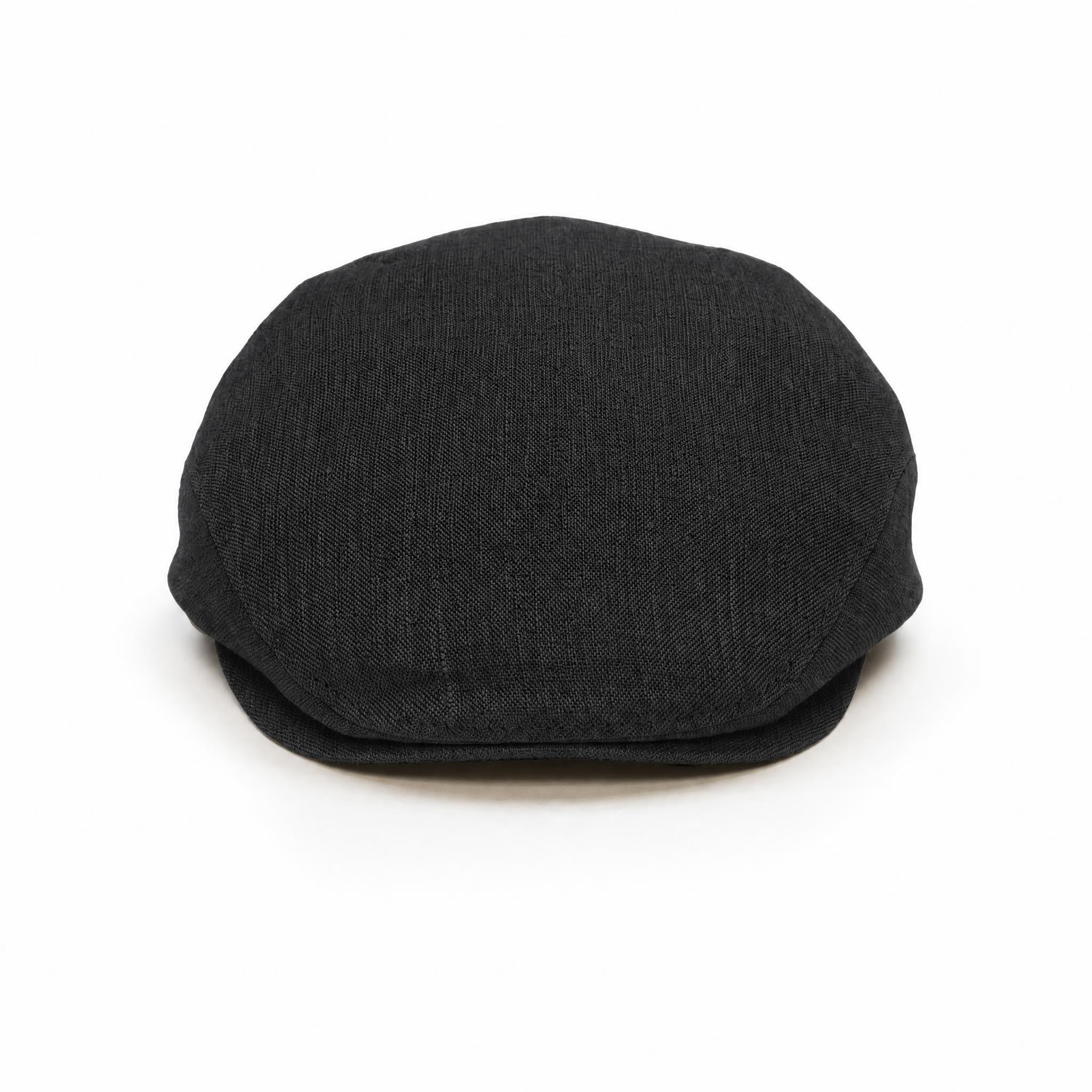 Carbon Black - Linen Cap