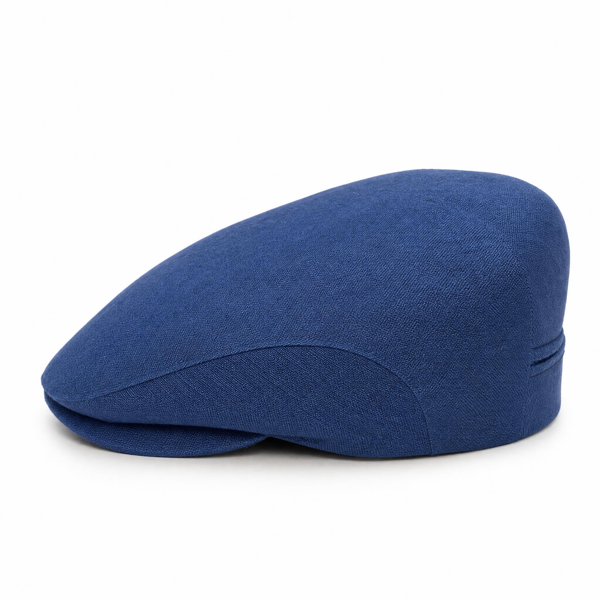 Cobalt Blue - Linen Cap