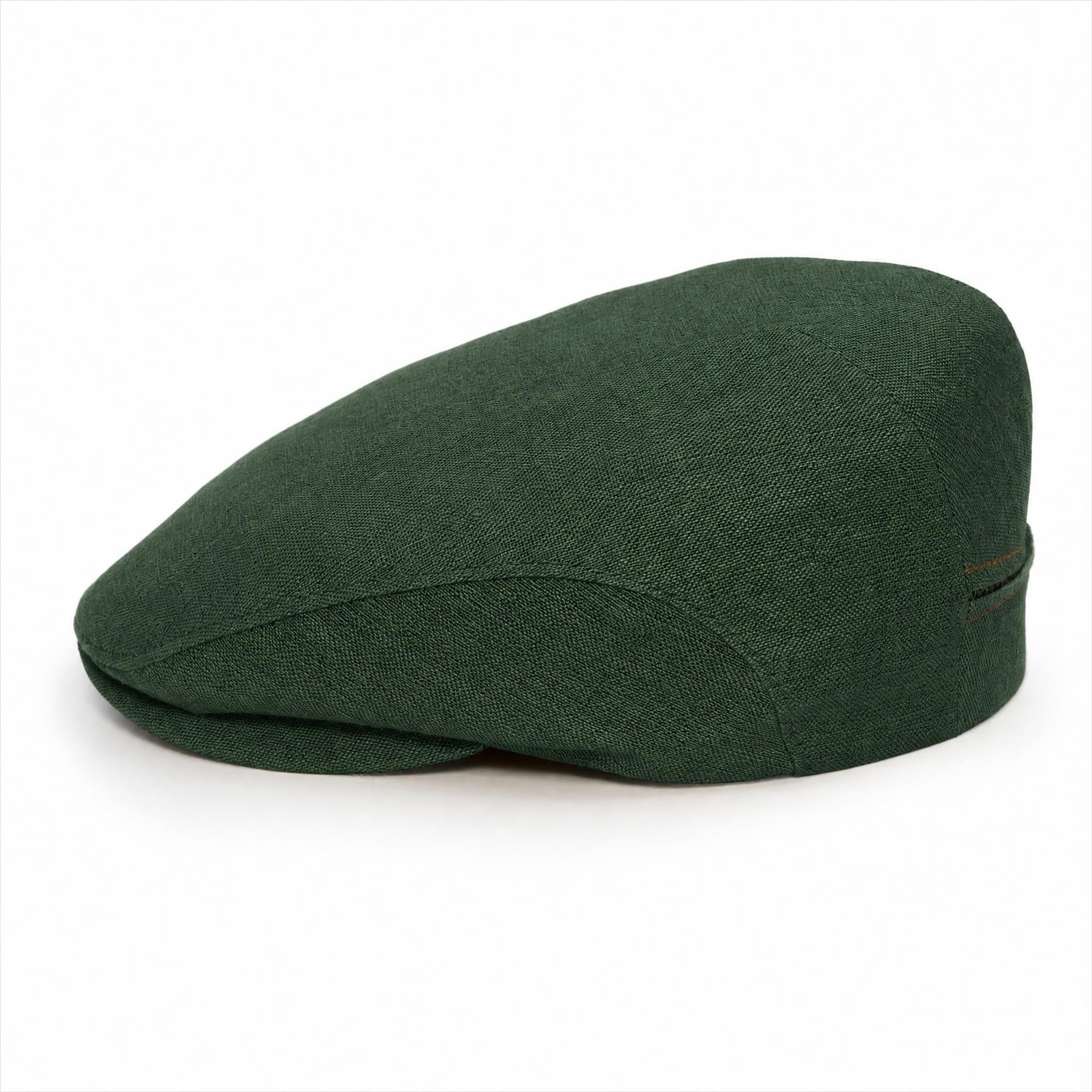 Forest Green - Linen Cap