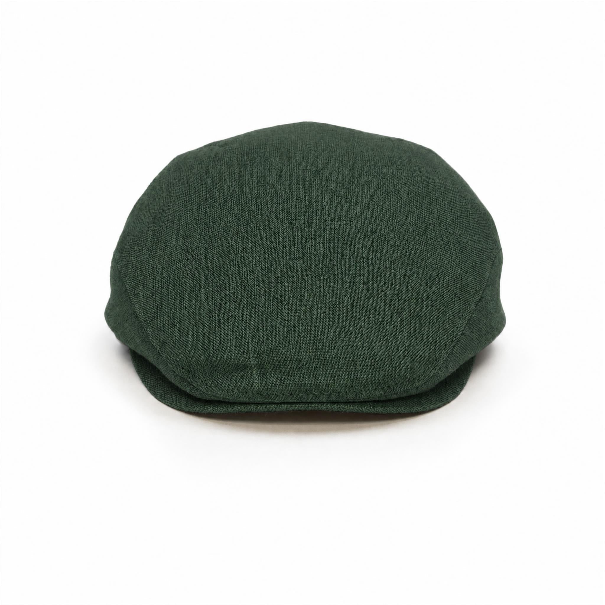 Forest Green - Linen Cap