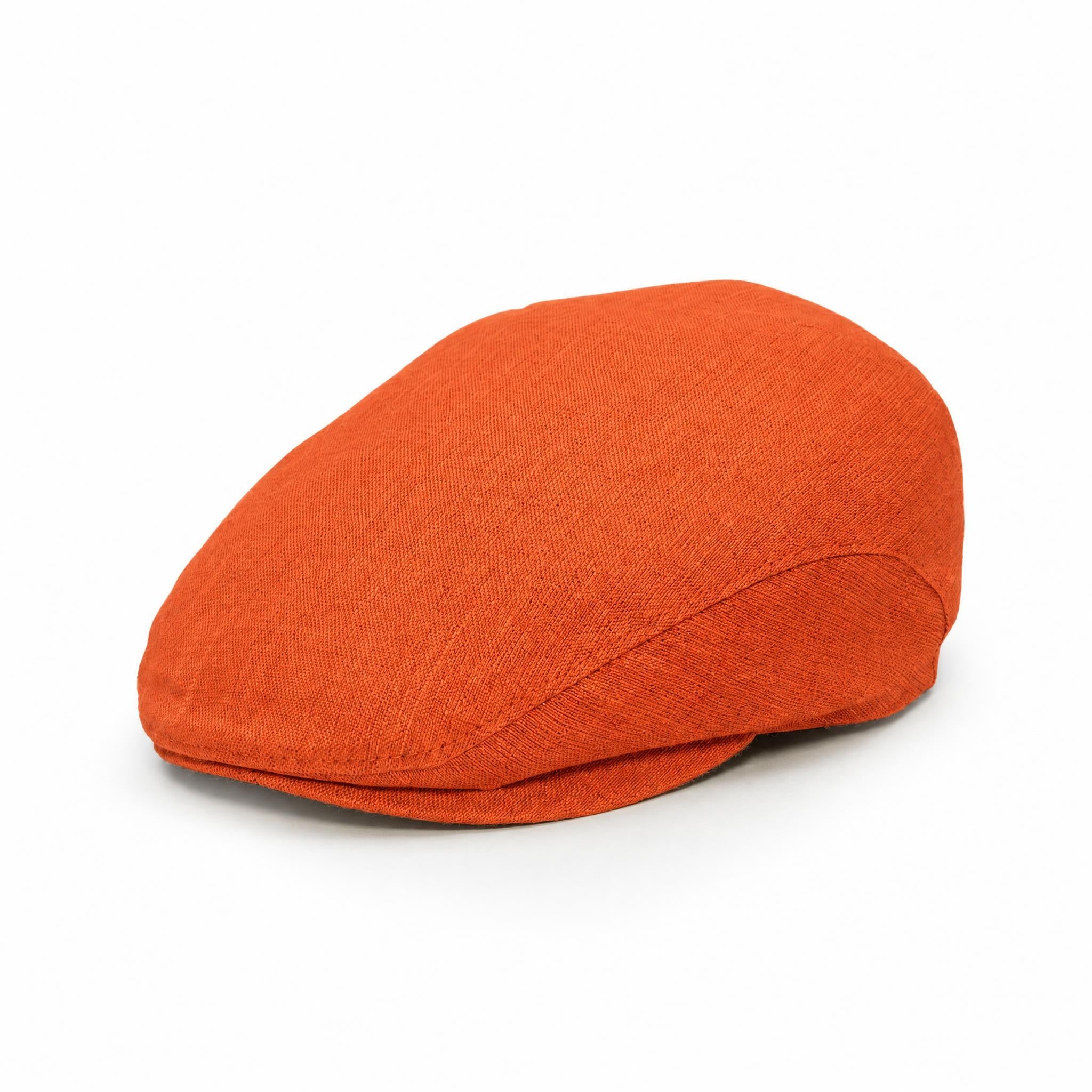 Lava Orange - Linen Cap