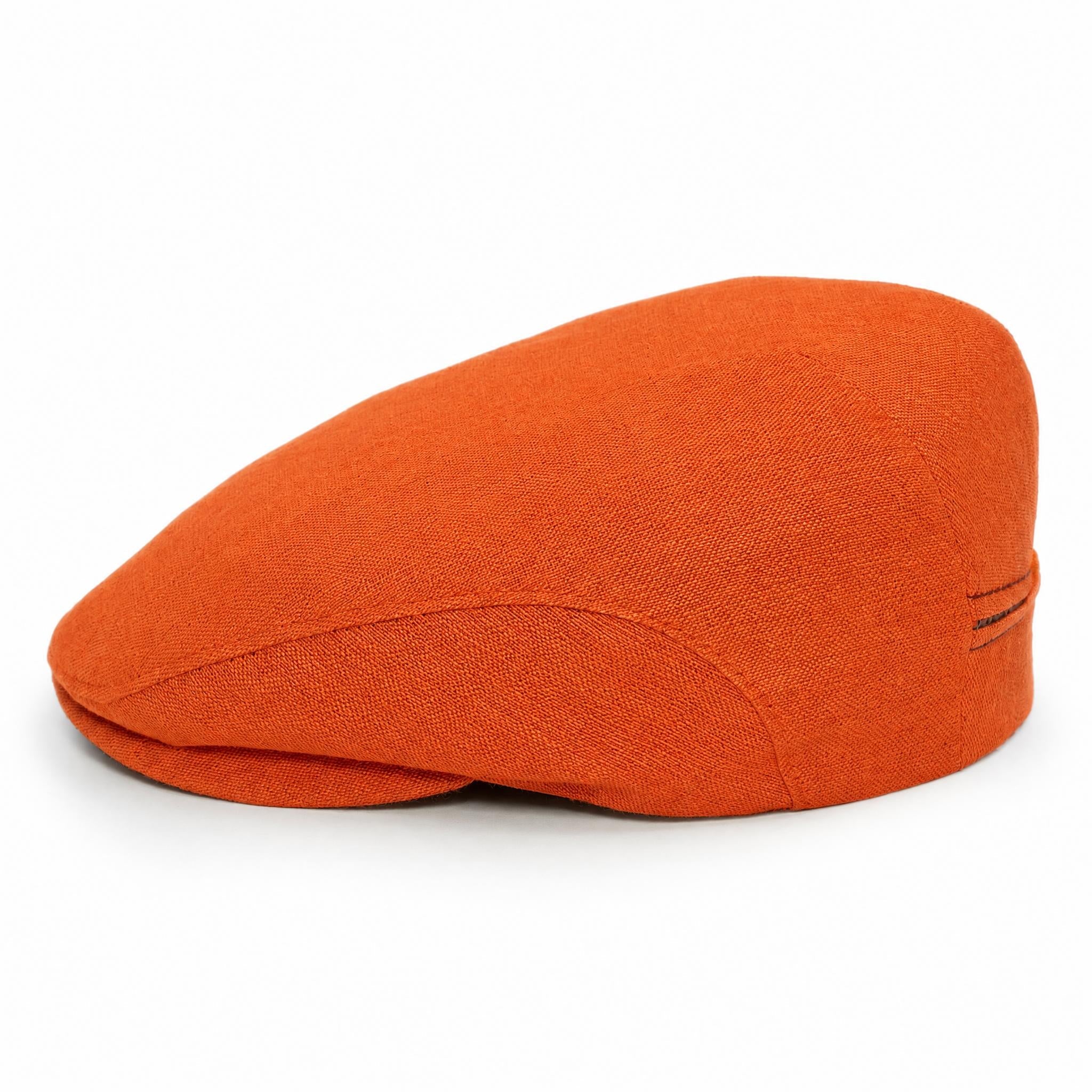 Lava Orange - Linen Cap