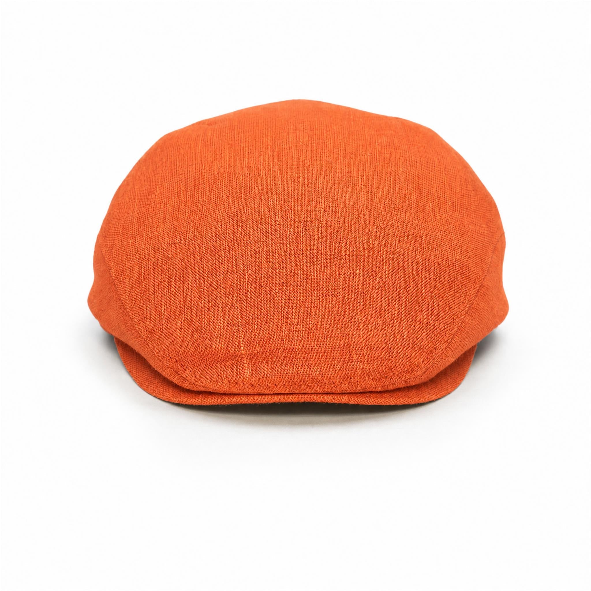Lava Orange - Linen Cap