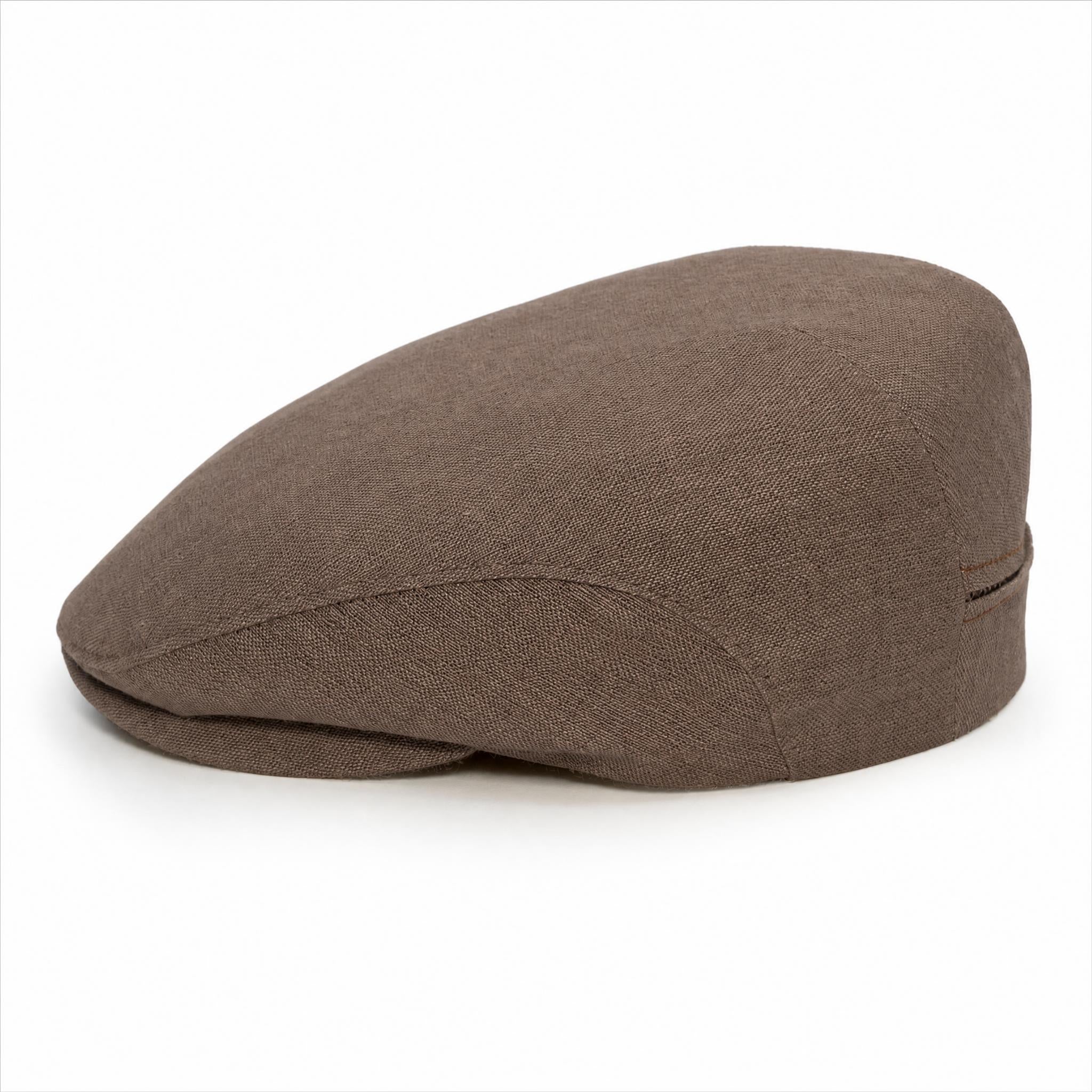 Mocha Brown - Linen Cap