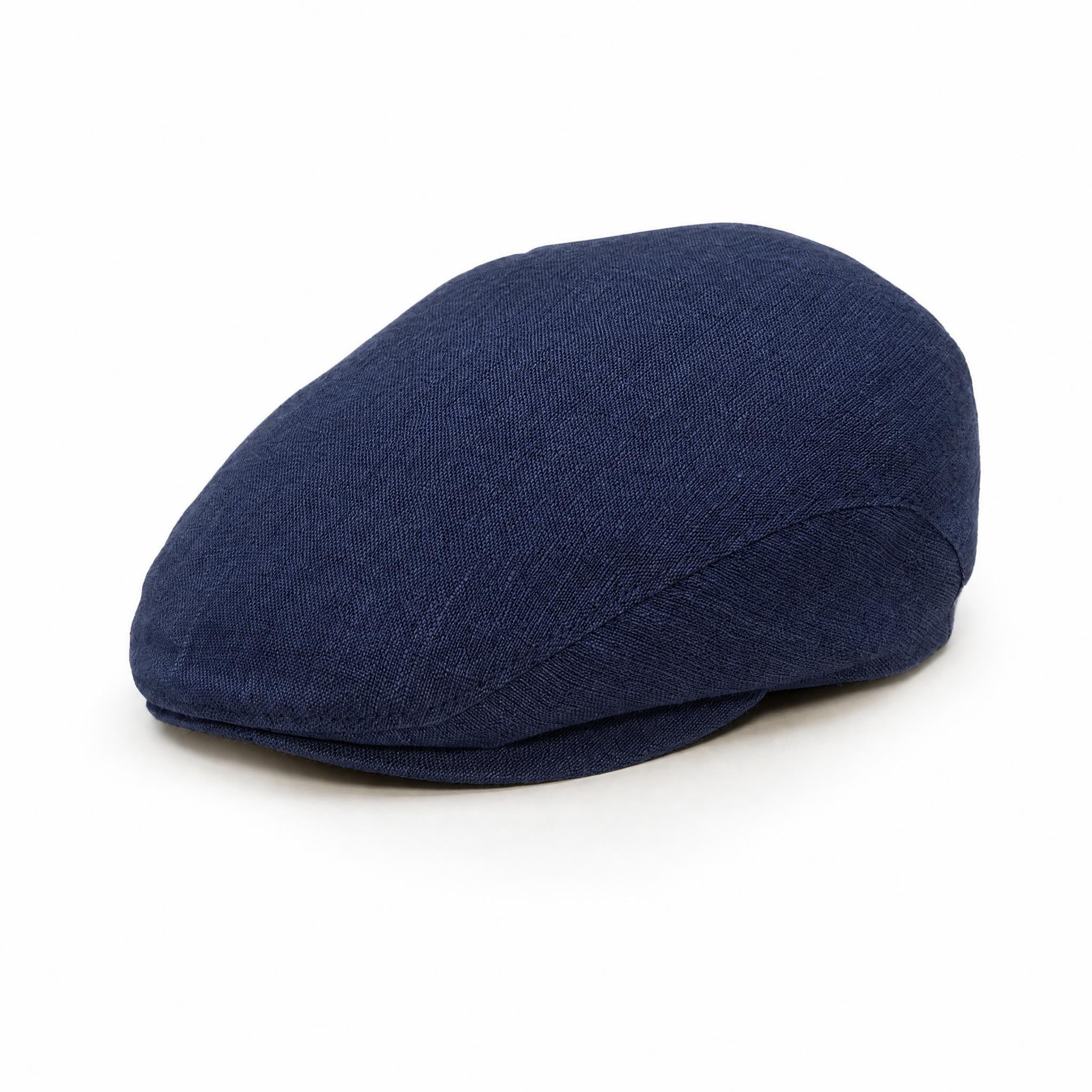 Naval Indigo - Linen Cap