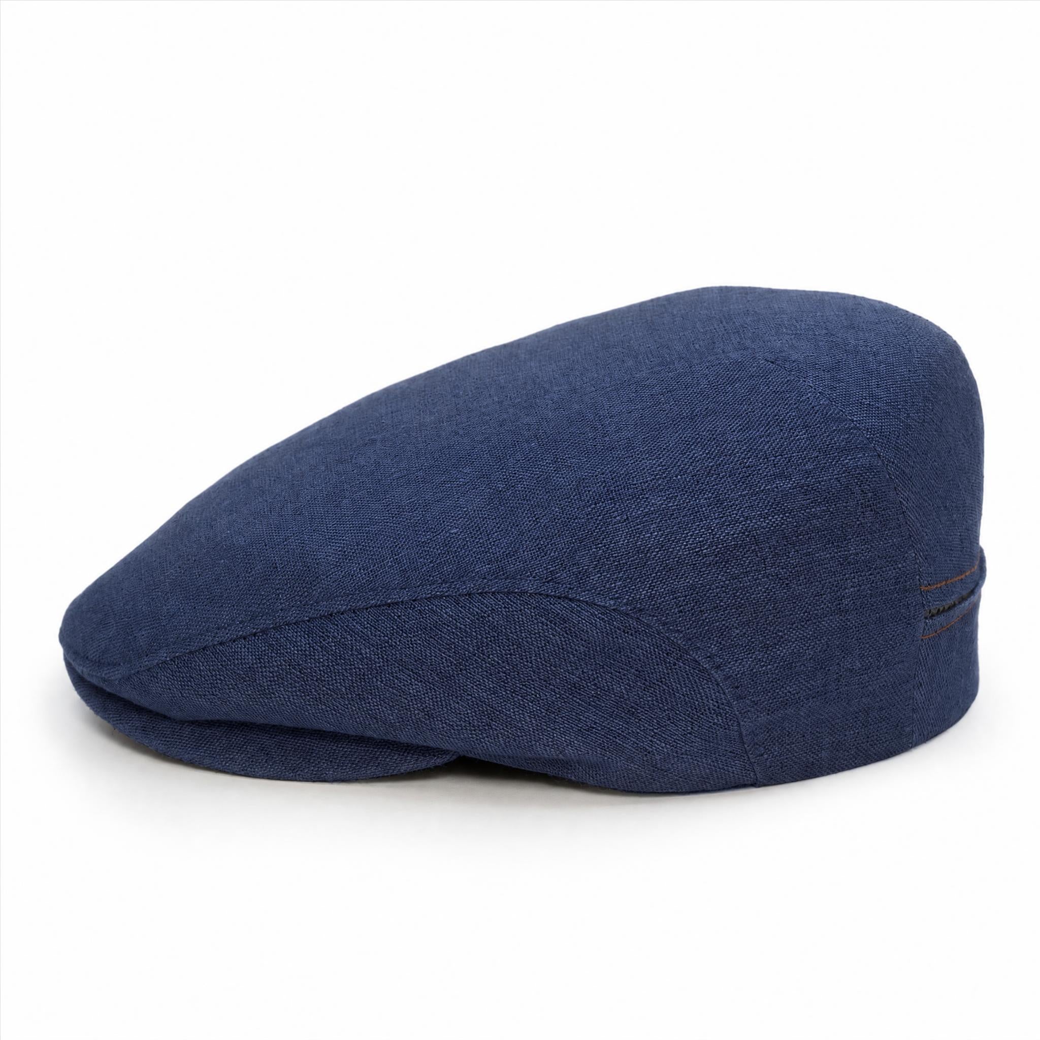 Naval Indigo - Linen Cap