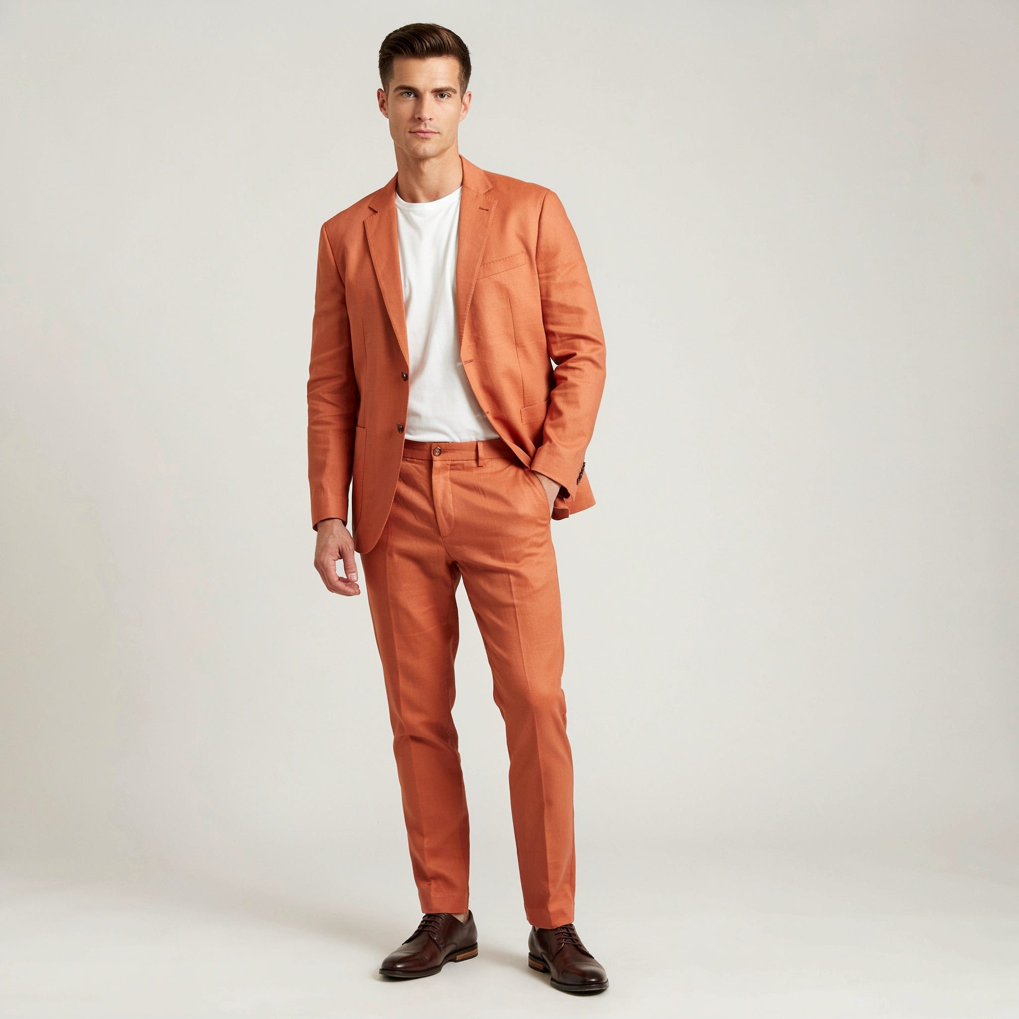 Lava Orange - 2pc Suit