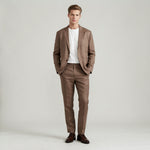 Mocha Brown - 2pc Suit
